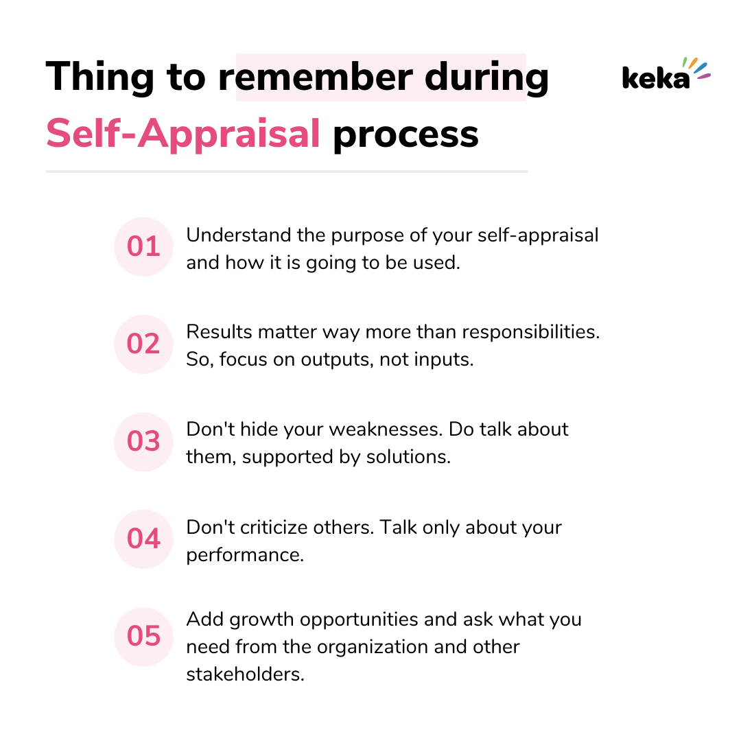 110 Self Appraisal Comments For Your Performance Review Keka