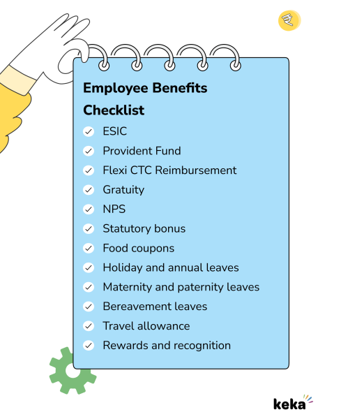  checklist for employee benefits